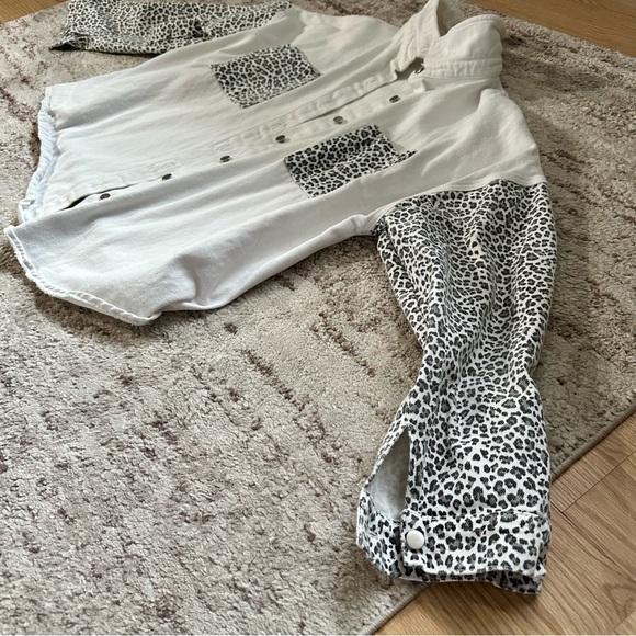 SHEIN Cheetah Button Jacket - Picture 3 of 5